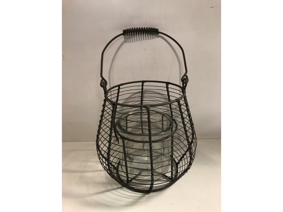 16CM CANDLE HOLDER/BASKET Something special